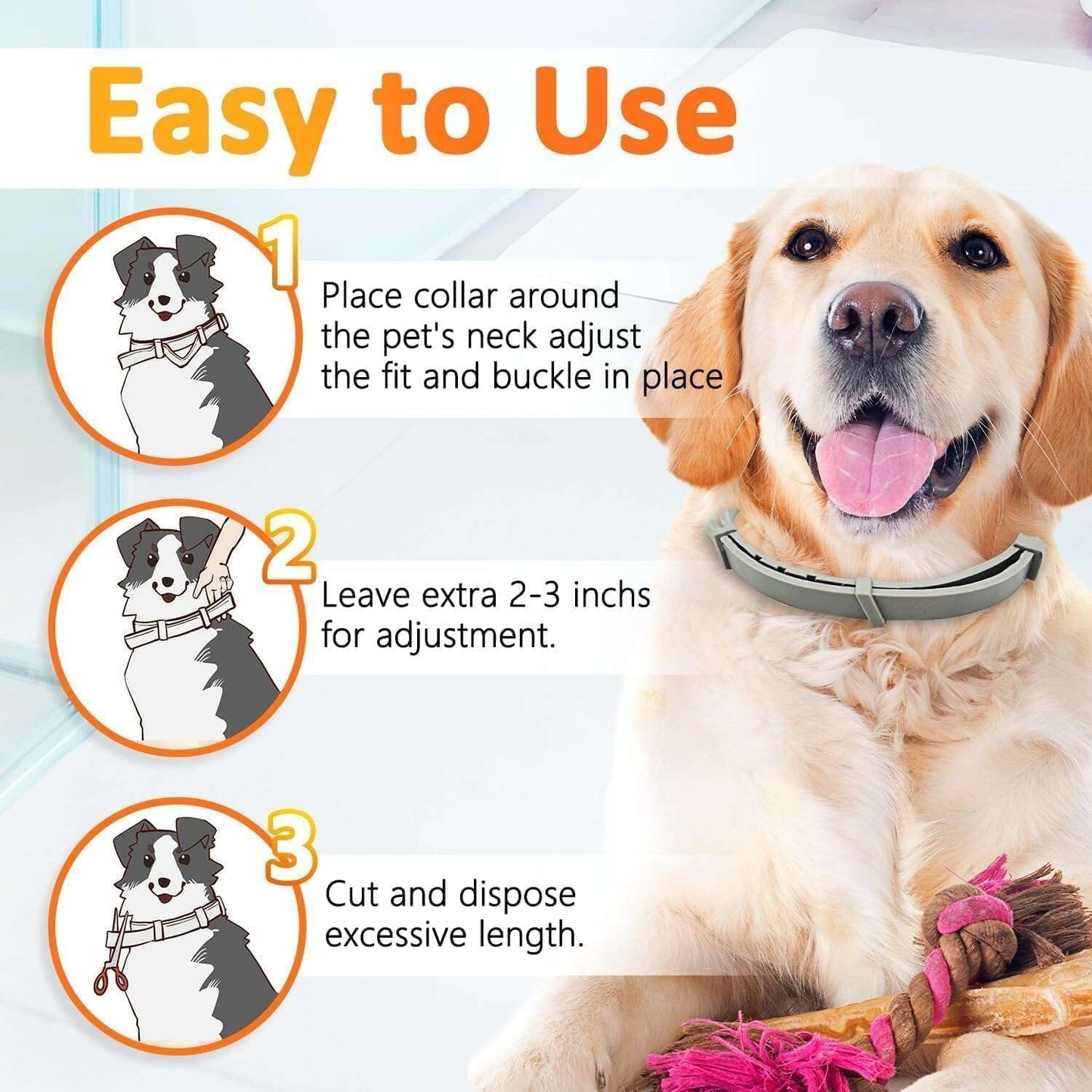 CleanPet™ Anti-Parasite Collar – 24/7 Defence from Fleas, Ticks & Mozzies