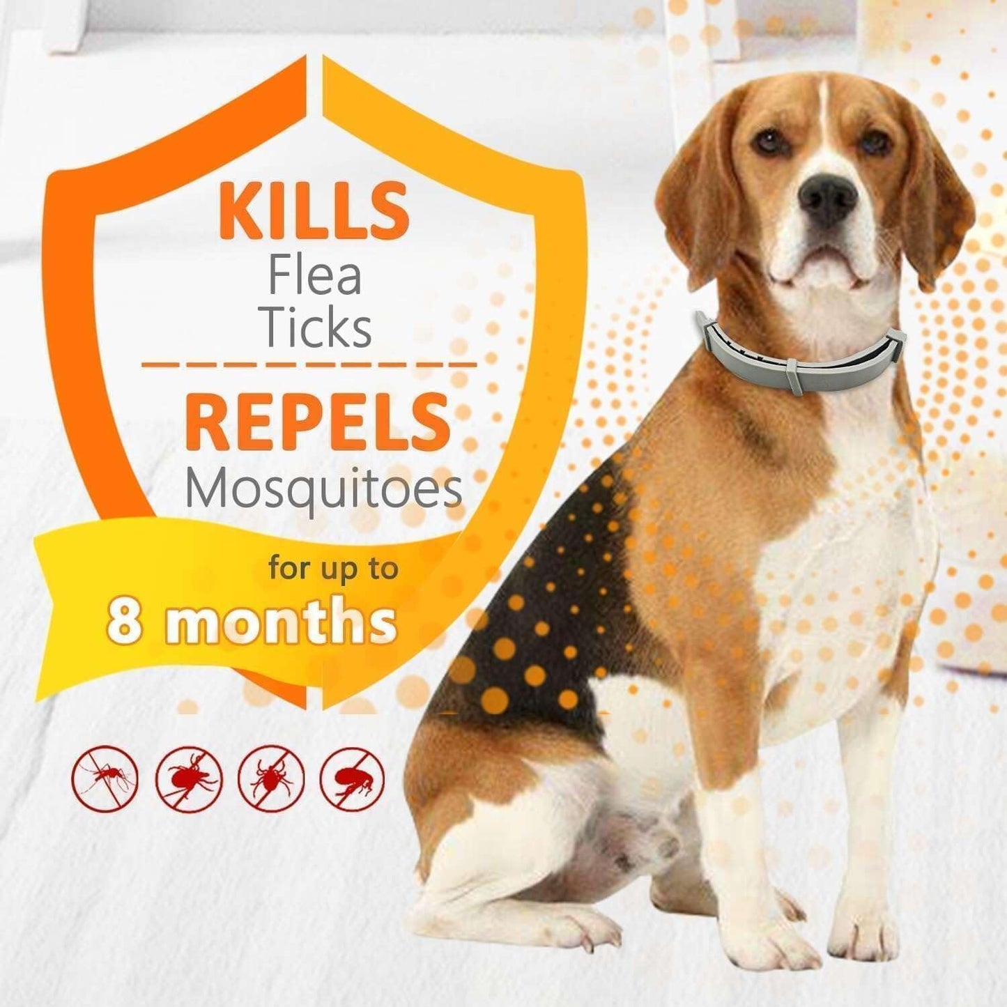 CleanPet™ Anti-Parasite Collar – 24/7 Defence from Fleas, Ticks & Mozzies