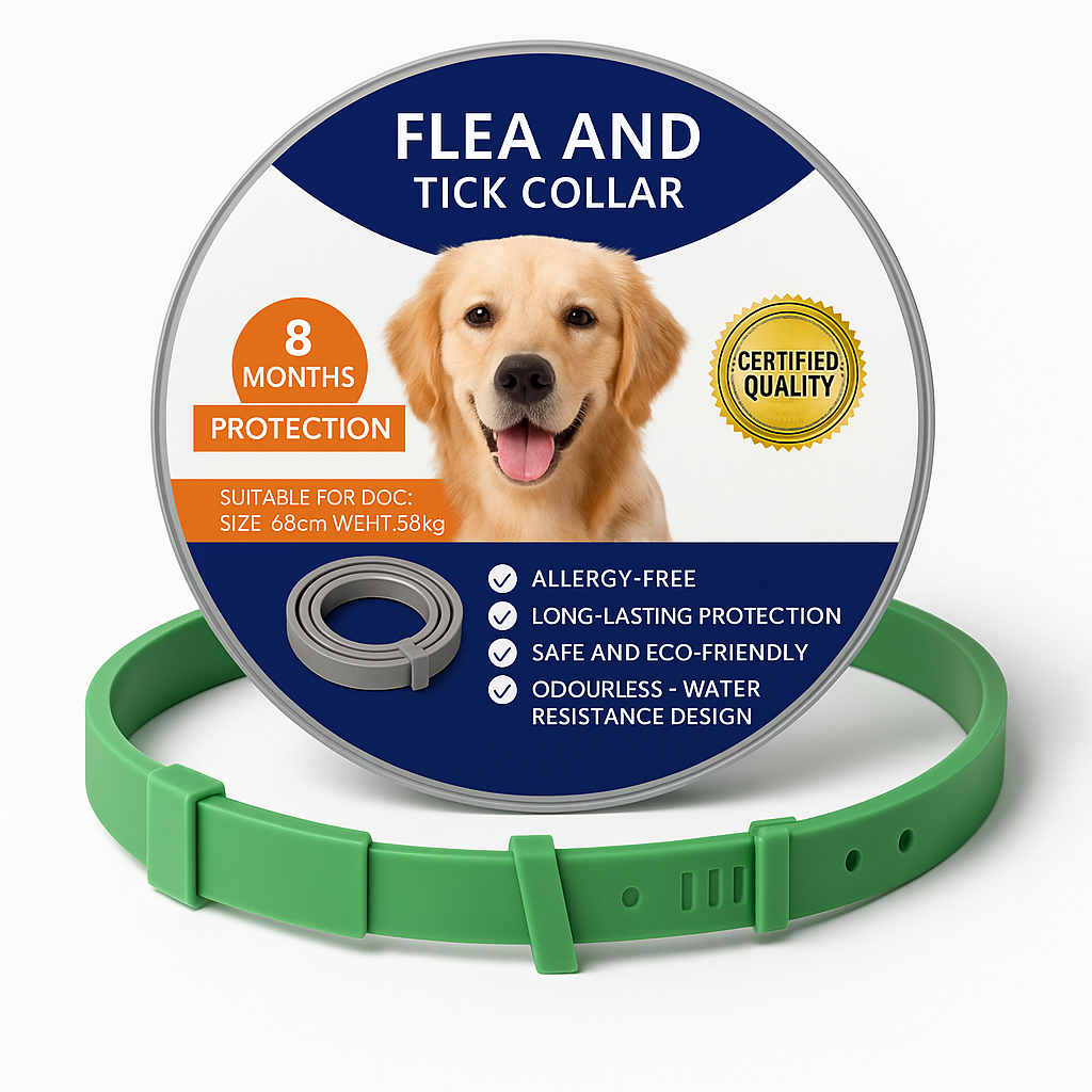 CleanPet™ Anti-Parasite Collar – 24/7 Defence from Fleas, Ticks & Mozzies