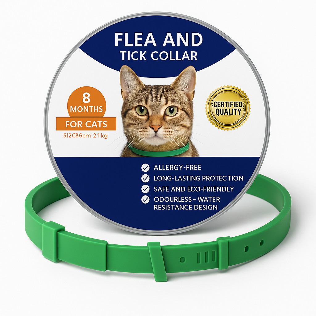 CleanPet™ Anti-Parasite Collar – 24/7 Defence from Fleas, Ticks & Mozzies