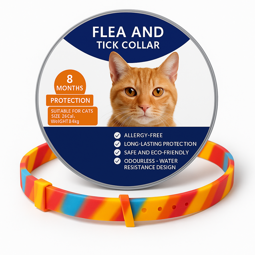 CleanPet™ Anti-Parasite Collar – 24/7 Defence from Fleas, Ticks & Mozzies