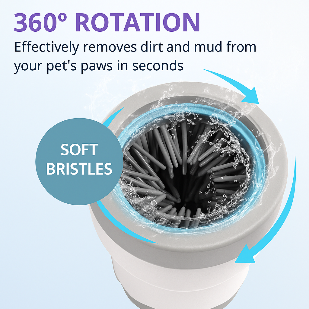 Pawfy™ – The #1 Automatic Paw Washer for a Cleaner Home