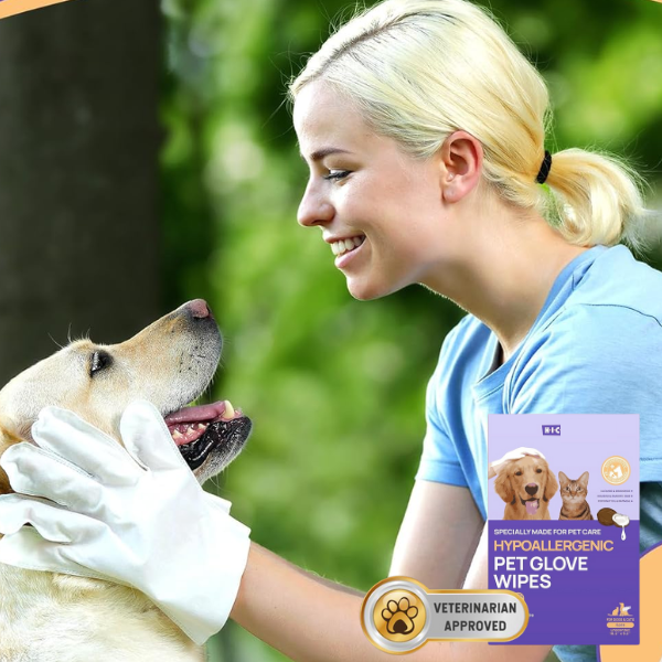 Pet Wet Wipes - With Natural Ingredients