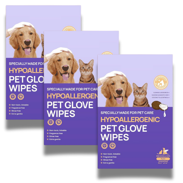 Pet Wet Wipes - With Natural Ingredients