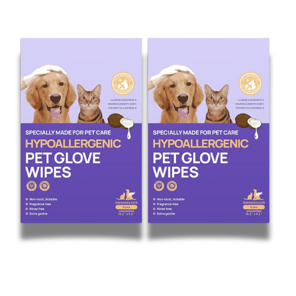Pet Wet Wipes - With Natural Ingredients