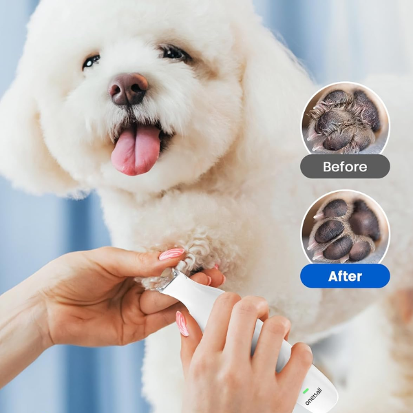 Professional 4-in-1 Pet Grooming Tool – Precise Trimming, Gentle Grinding & No Risk of Injury