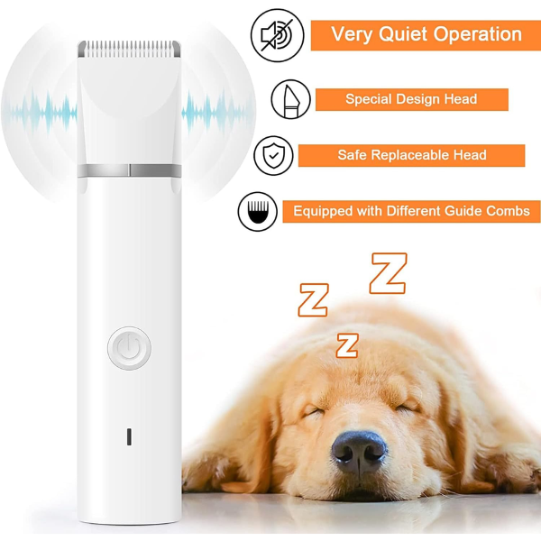 Professional 4-in-1 Pet Grooming Tool – Precise Trimming, Gentle Grinding & No Risk of Injury