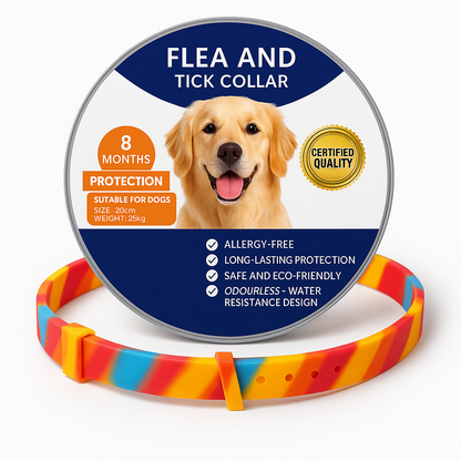 CleanPet™ Anti-Parasite Collar – 24/7 Defence from Fleas, Ticks & Mozzies