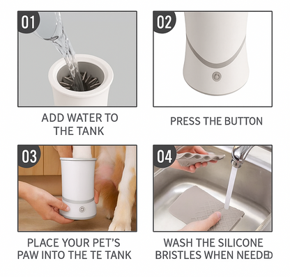Pawfy™ – The #1 Automatic Paw Washer for a Cleaner Home