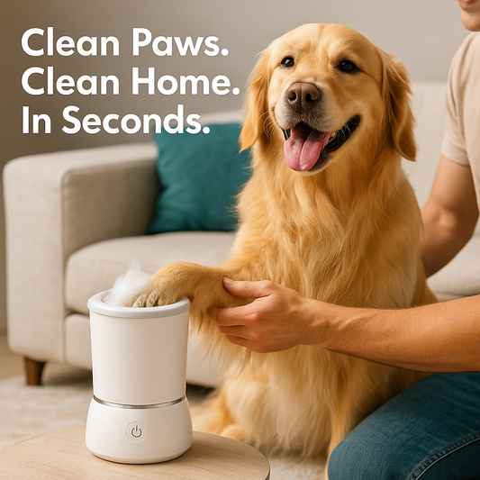 Pawfy™ – The #1 Automatic Paw Washer for a Cleaner Home