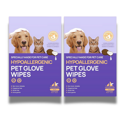 Pet Wet Wipes - With Natural Ingredients